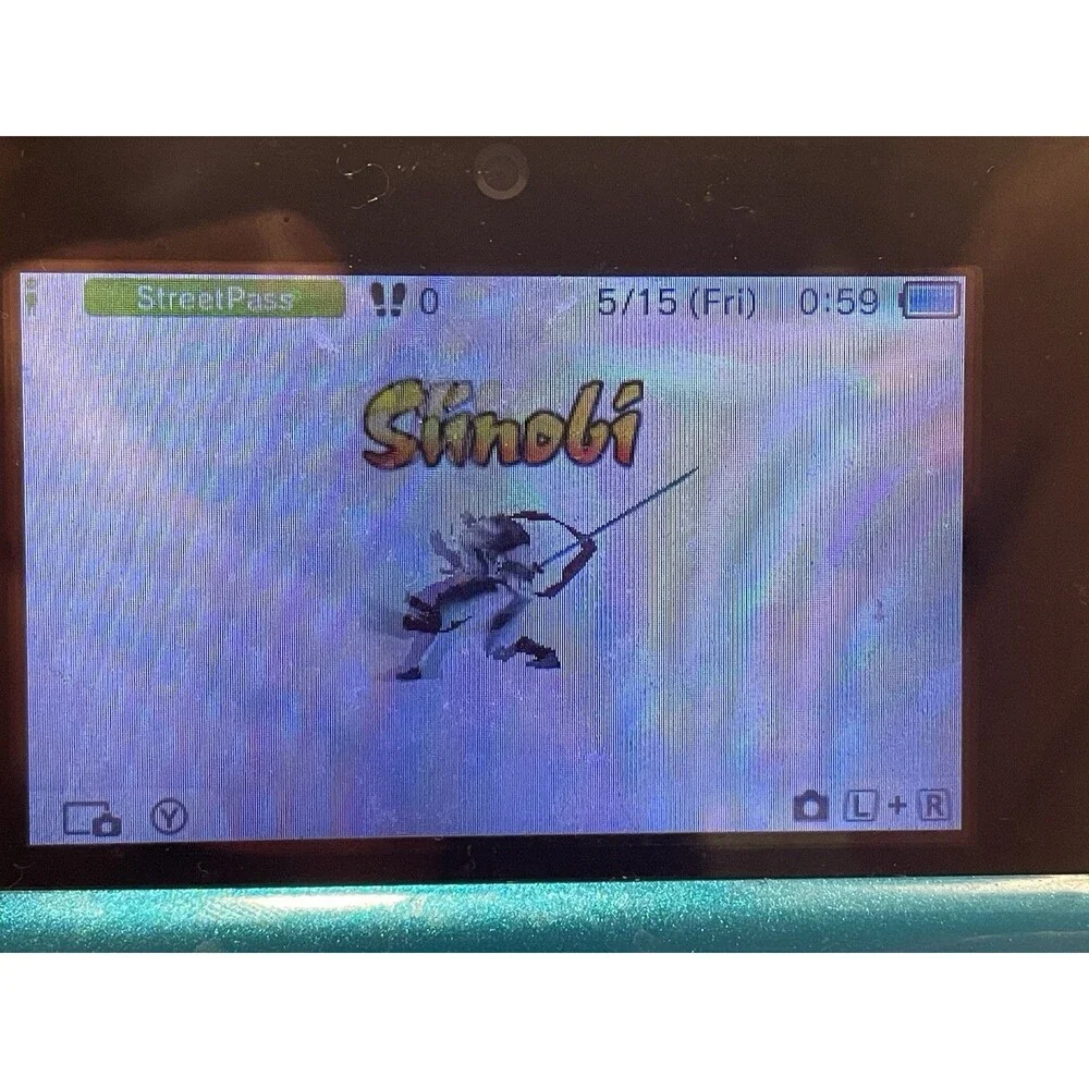 SHINOBI Nintendo 3DS Game With Case And Manual Tested Genuine Fast Ship!